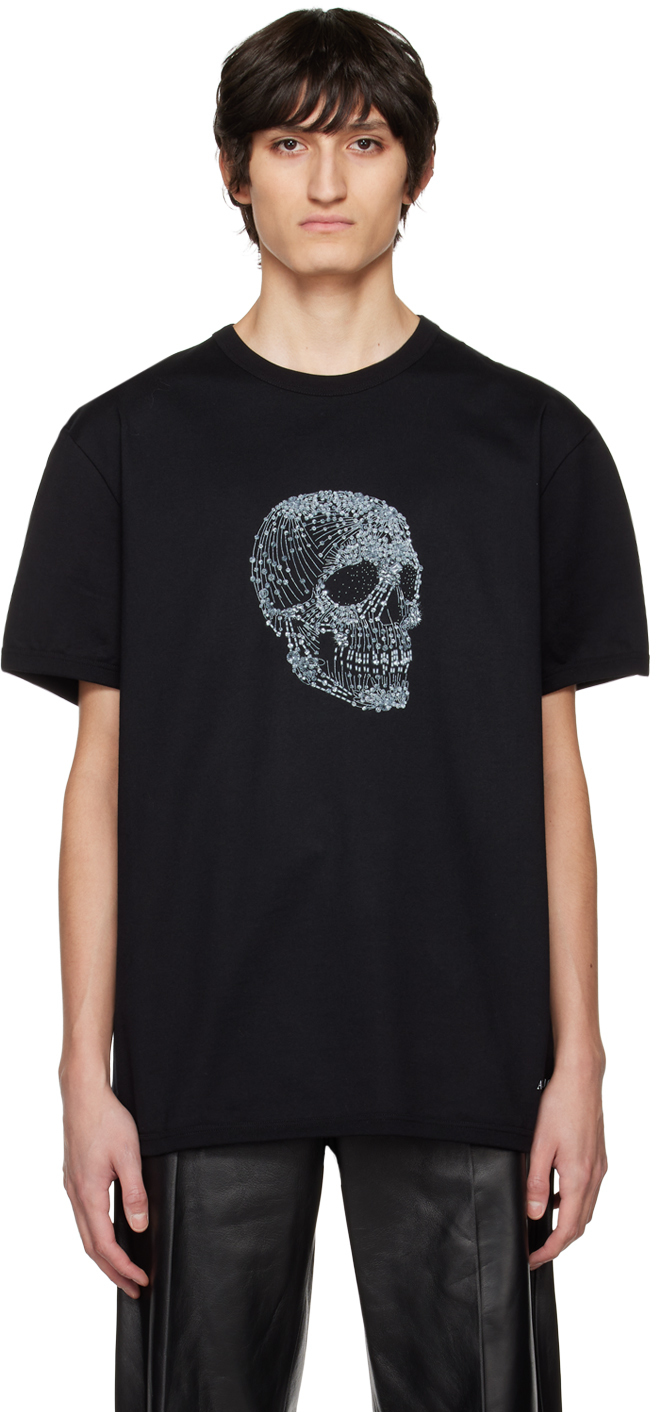 Alexander McQueen Black Skull T-Shirt Alexander McQueen