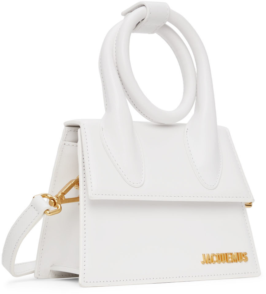 Jacquemus White La Montagne 'Le Chiquito Nœud' Bag Jacquemus