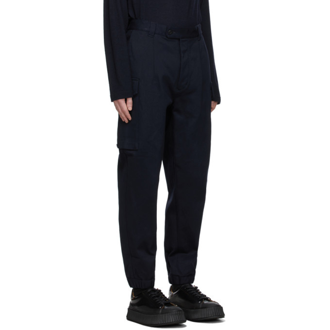 tss Navy Cuffed Military Cargo Pants tss