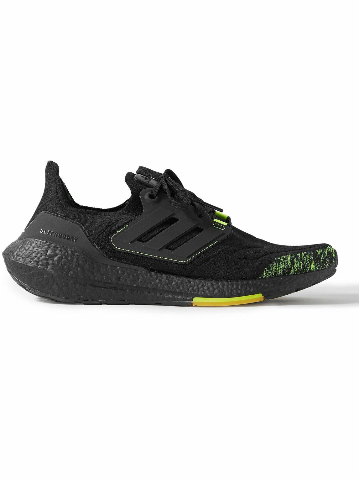 Photo: adidas Sport - Ultraboost 22 Rubber-Trimmed Primeknit Sneakers - Black