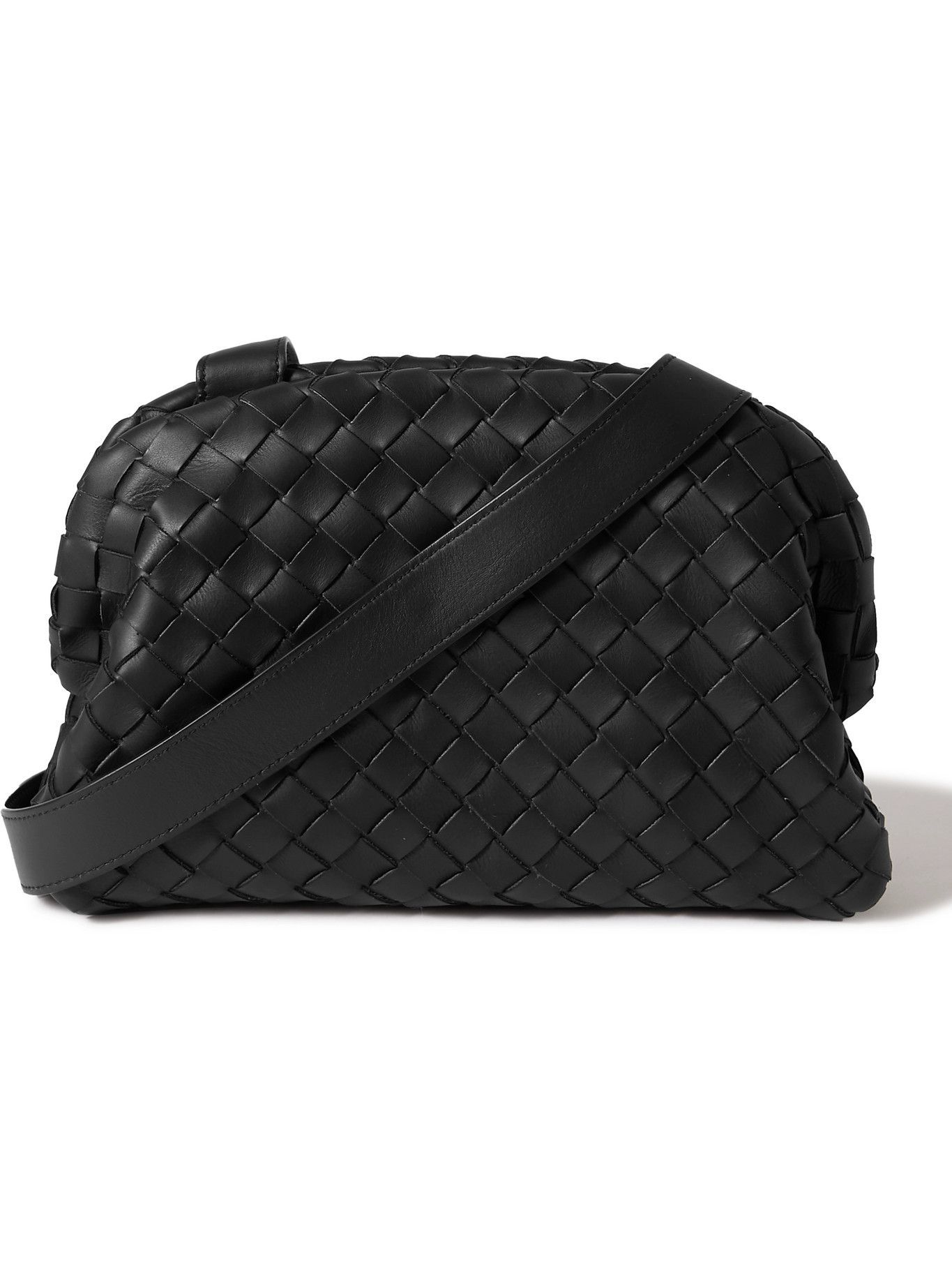 BOTTEGA VENETA - Hidrology Intrecciato Leather Messenger Bag Bottega Veneta