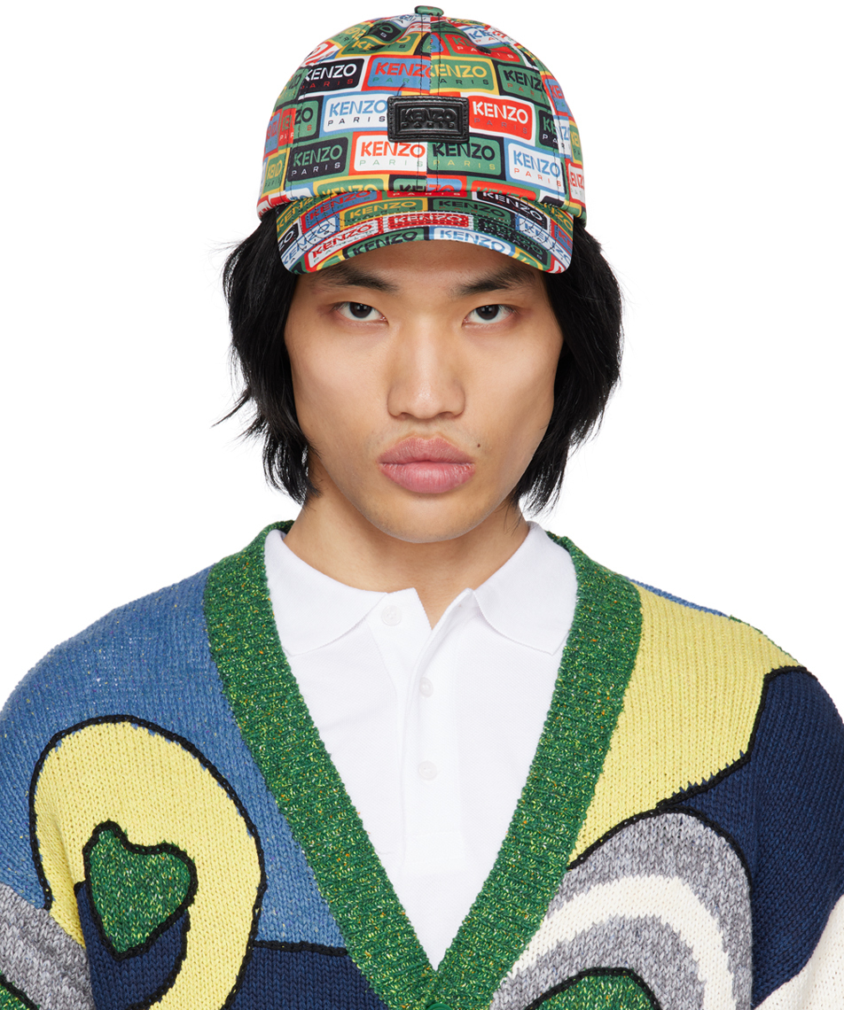 Kenzo Multicolor Kenzo Labels Cap Kenzo