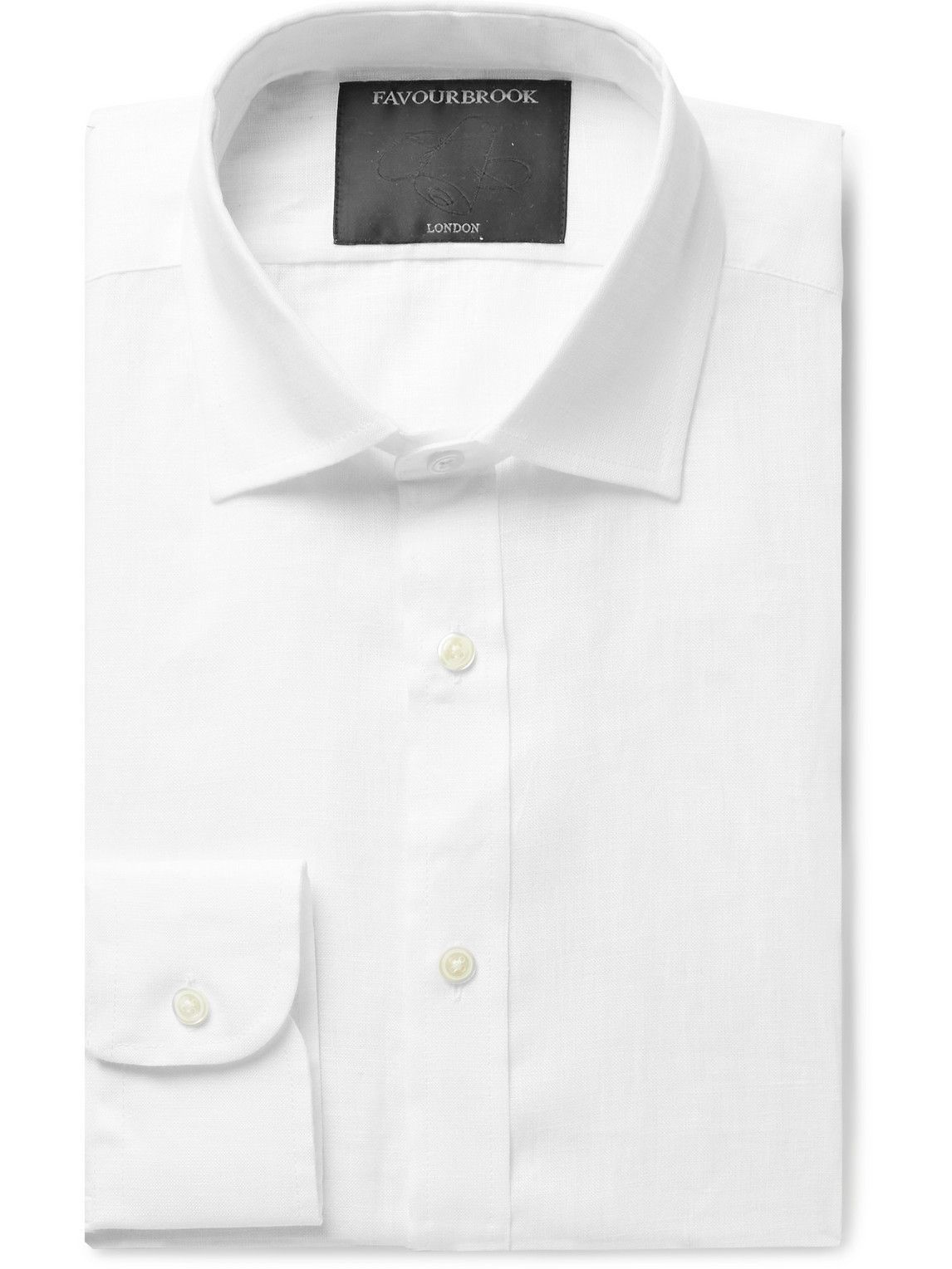 Favourbrook - Linen Shirt - White Favourbrook