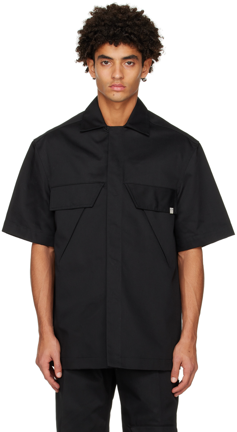 Photo: 1017 ALYX 9SM Black Short Sleeve Pocket Shirt
