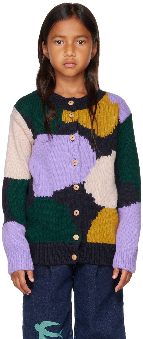 Bobo Choses Cherry Intarsia Cardigan main image 0