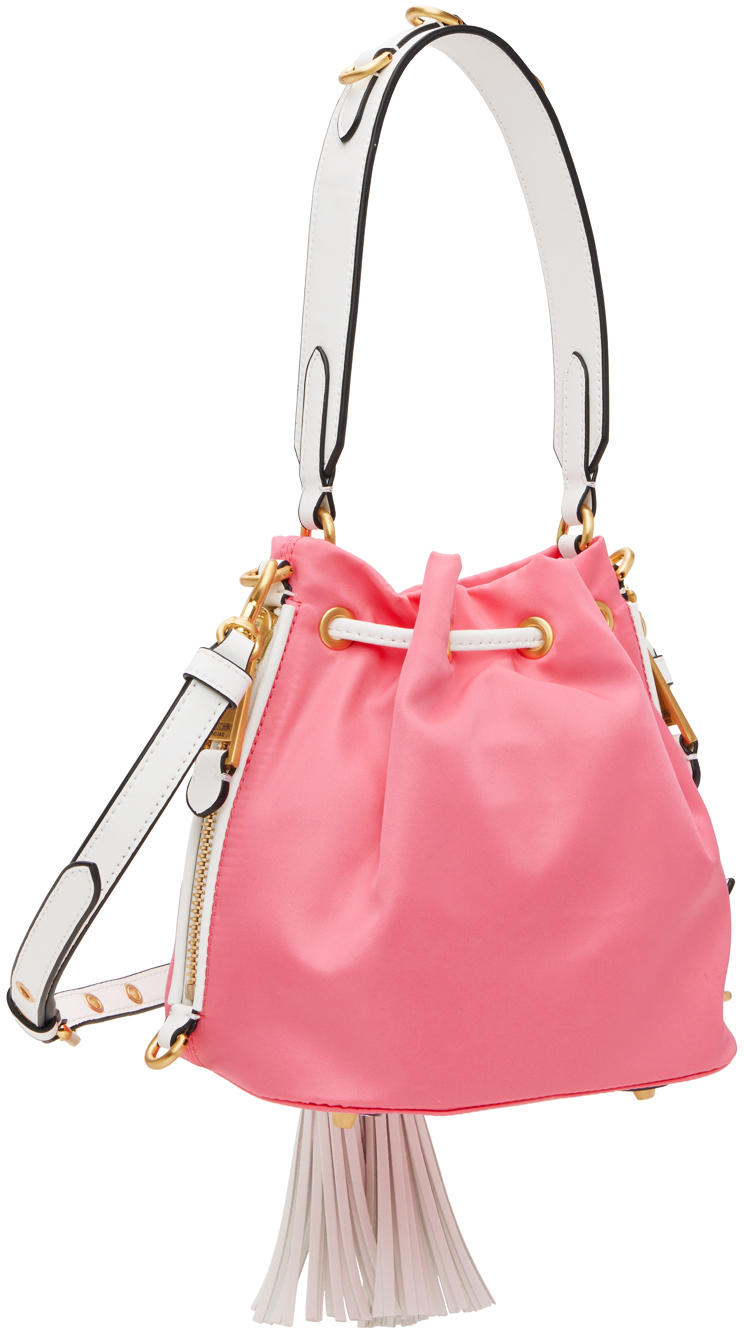 Moschino Pink Drawstring Shoulder Bag Moschino