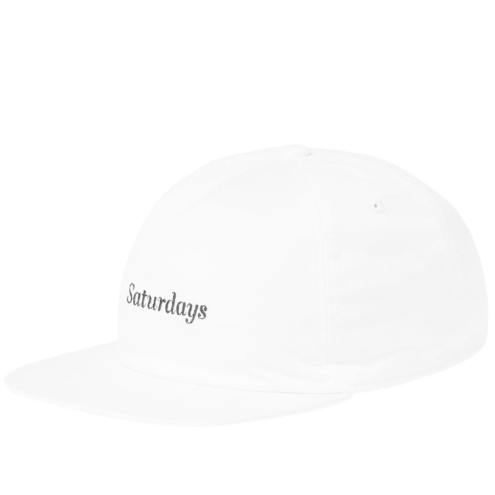 Saturdays NYC Stanley Italics Cap White 