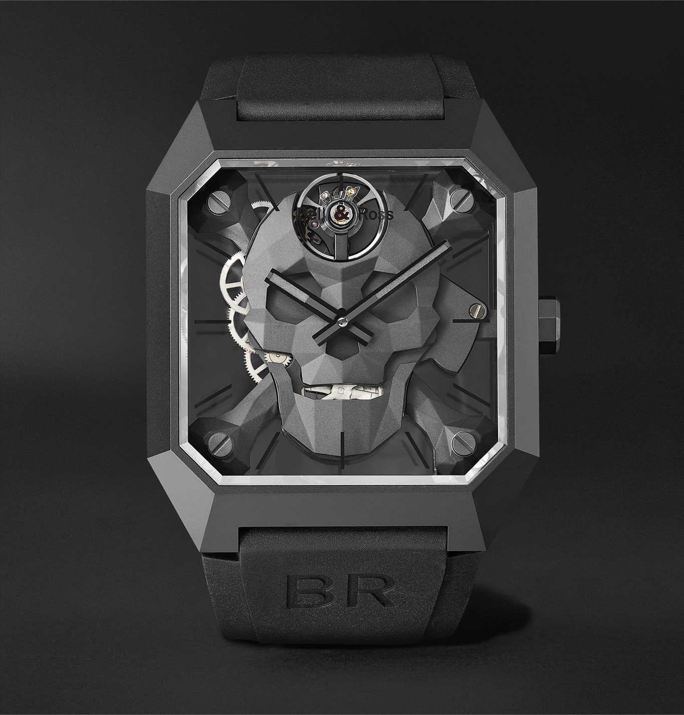 BELL & ROSS - BR 01 Cyber Skull Limited Edition Hand-Wound 46.5mm ...