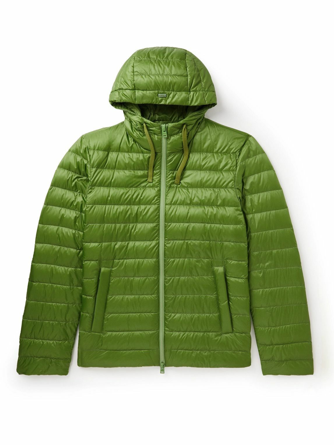 Photo: Herno - Quilted Shell Hooded Down Jacket - Green