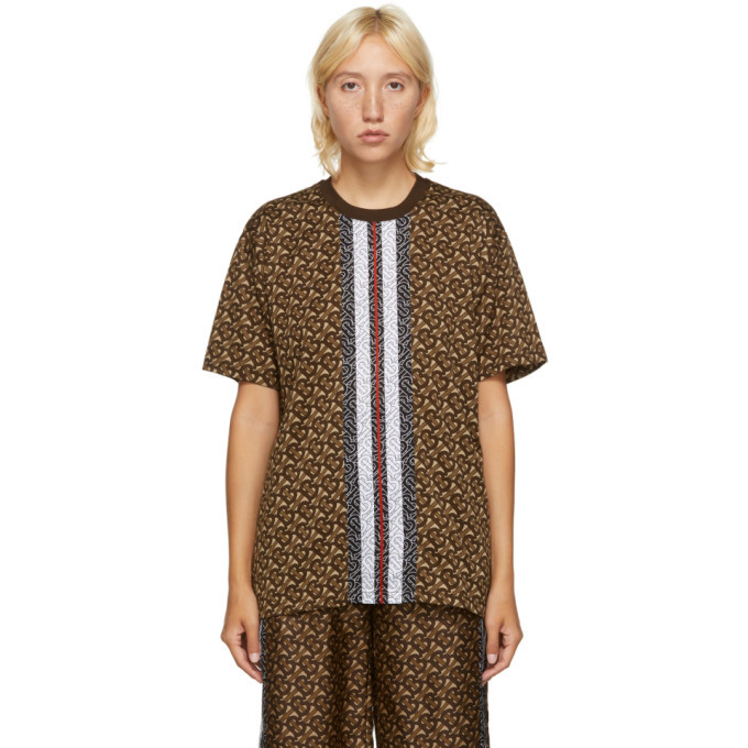 Burberry Brown Carrick TB T-Shirt Burberry