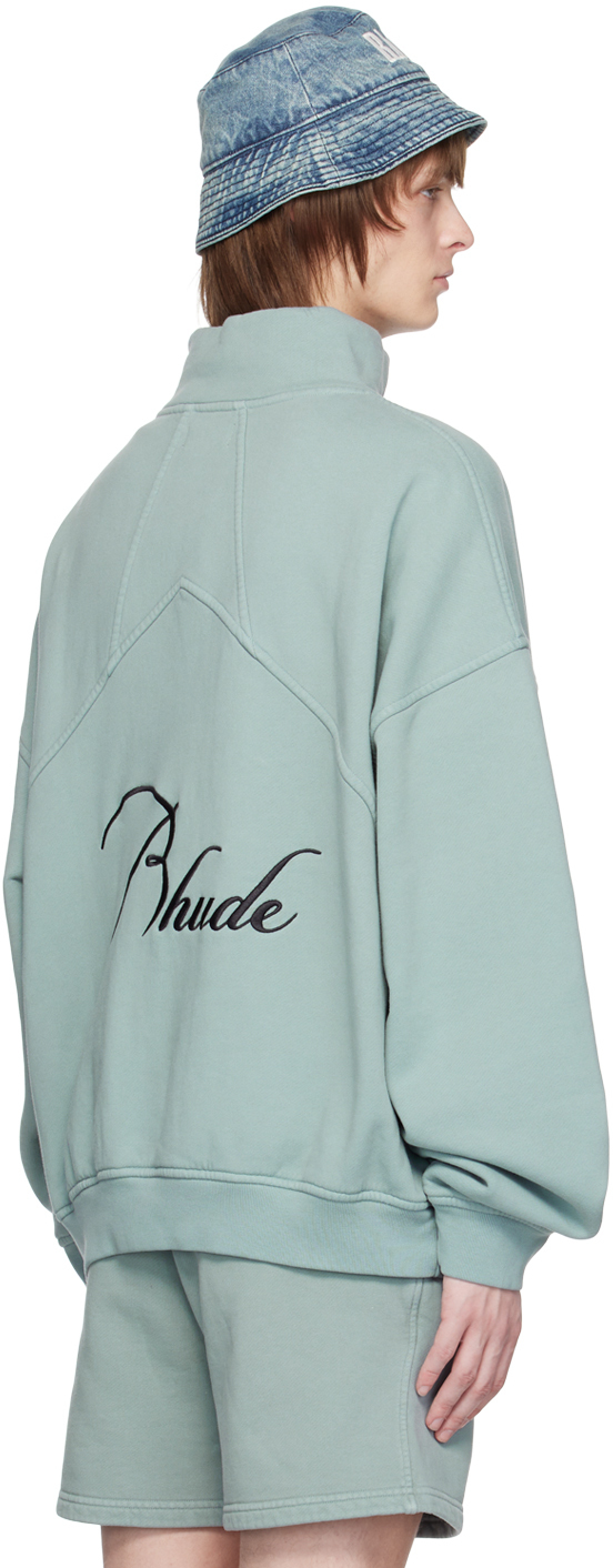 Rhude Green Embroidered Sweater Rhude