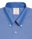 Brooks Brothers Men's Madison Relaxed-Fit Dress Shirt, Non-Iron Button-Down Collar | French Blue