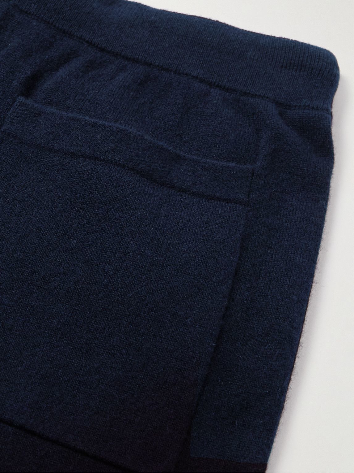 Allude - Straight-Leg Virgin Wool and Cashmere-Blend Shorts - Blue