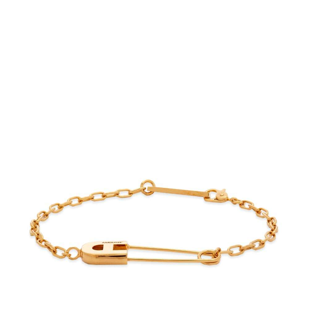 Ambush Women's Safety Pin Bracelet in Gold Ambush