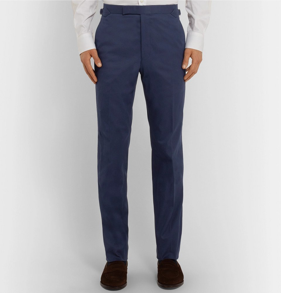 james navy suit trousers