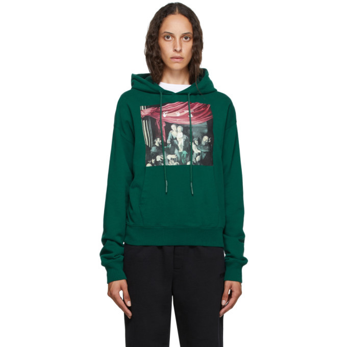 Green Caravaggio Painting Hoodie 
