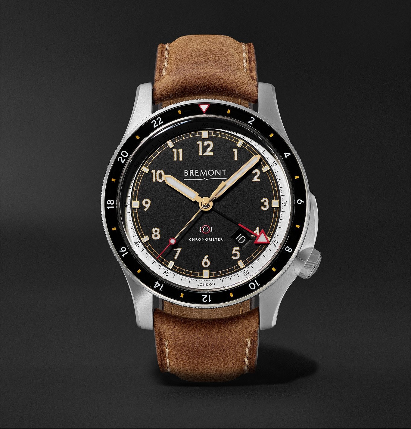 Bremont - IonBird 43mm Automatic Chronometer Titanium And Nubuck Watch ...