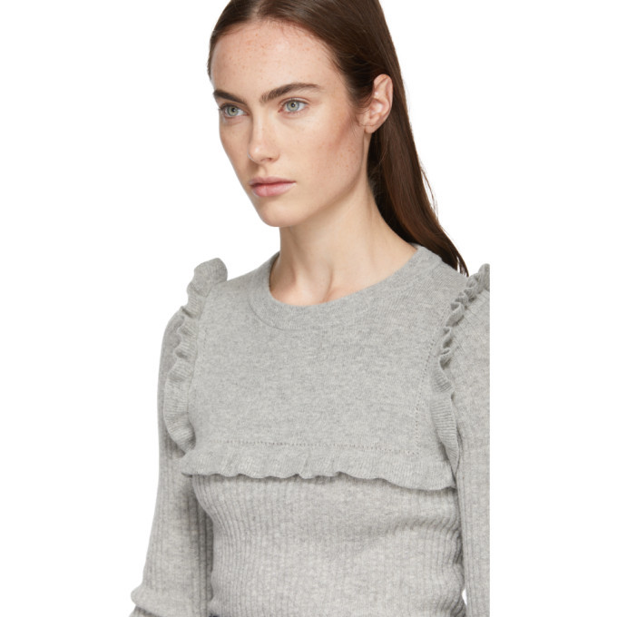 see by chloe ruffle sweater