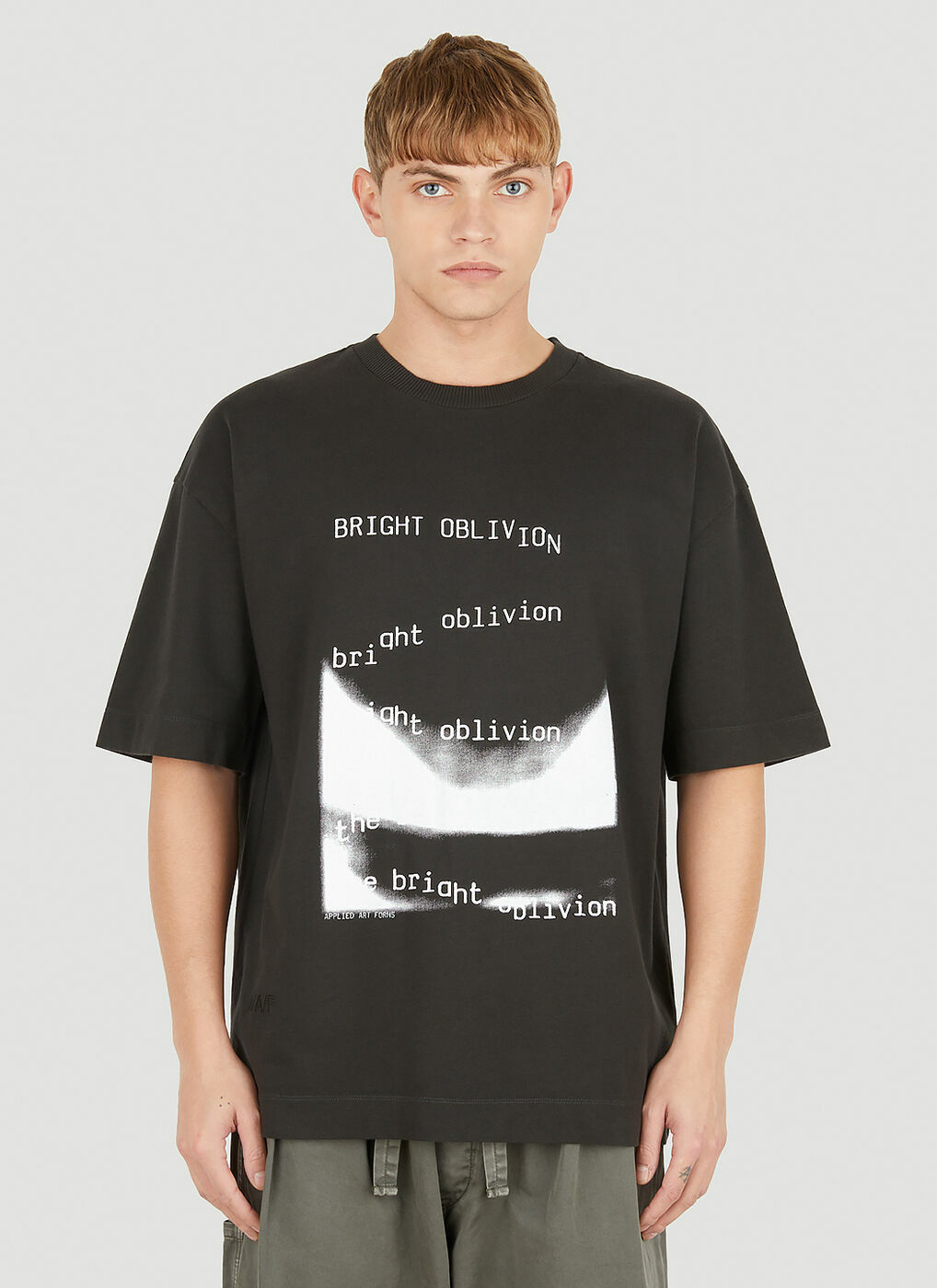 Oblivion T-Shirt in Black Applied Art Forms