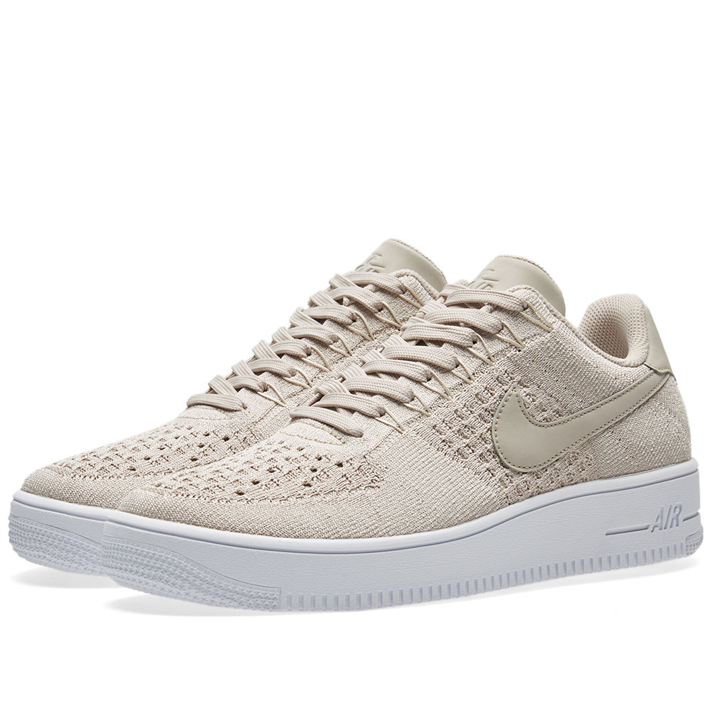 nike air force flyknit beige
