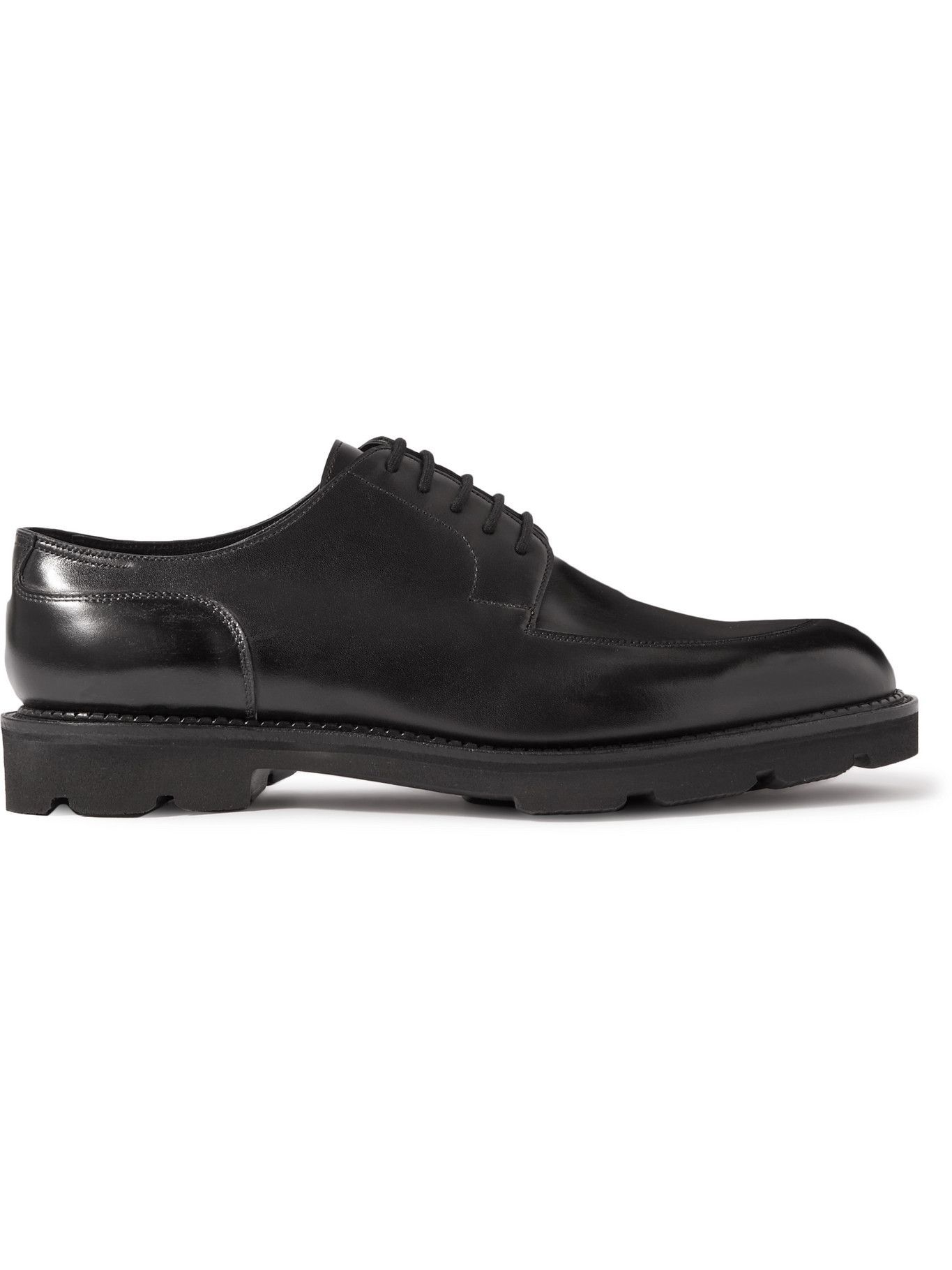 John Lobb - Hardington Polished-Leather Derby Shoes - Black John Lobb