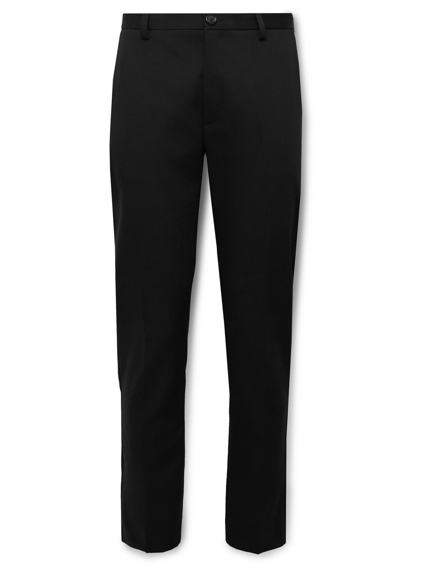 Séfr - Harvey Slim-Fit Tapered Cotton-Blend Trousers - Black Séfr