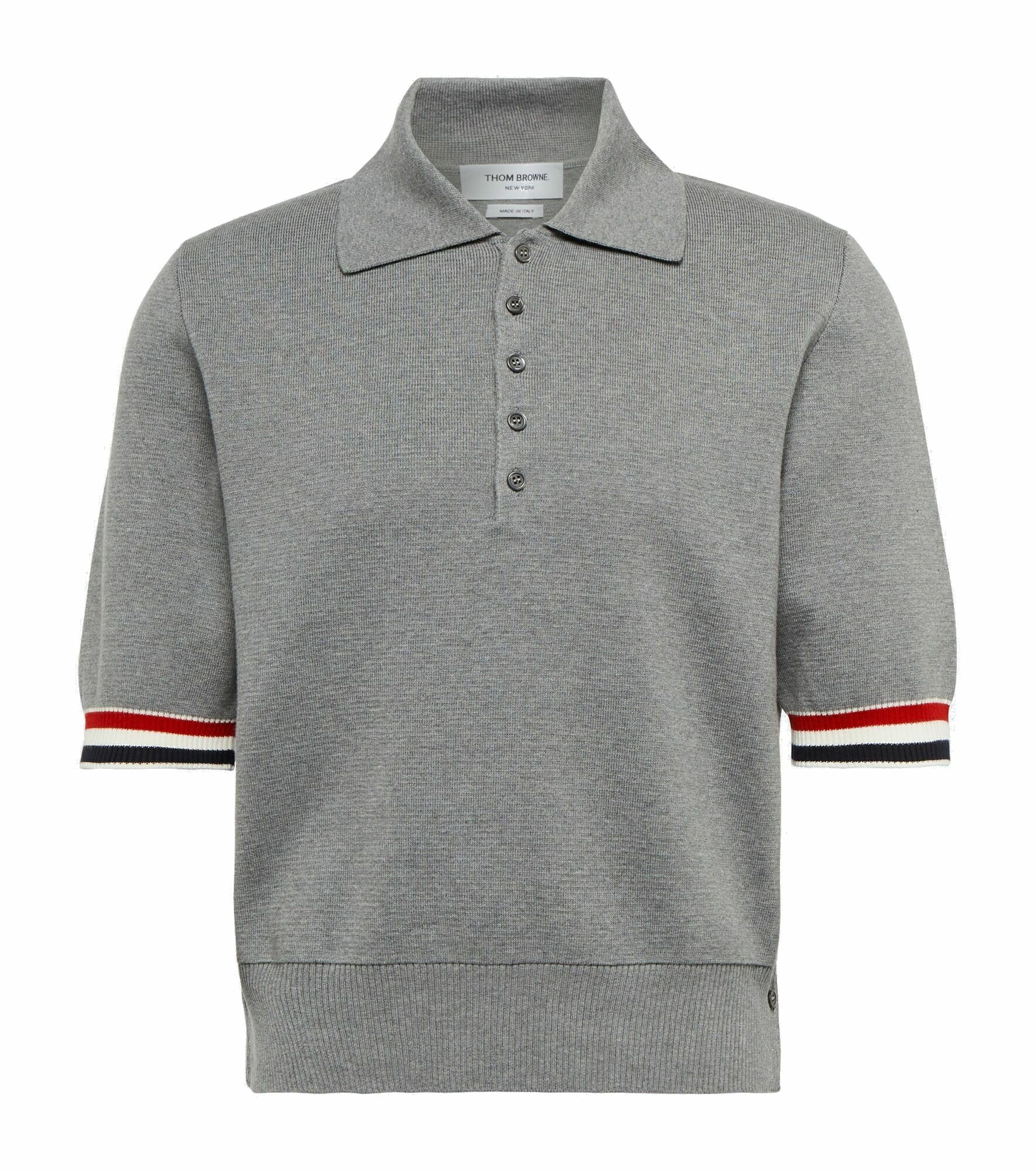 Thom Browne Cotton knit polo shirt Thom Browne