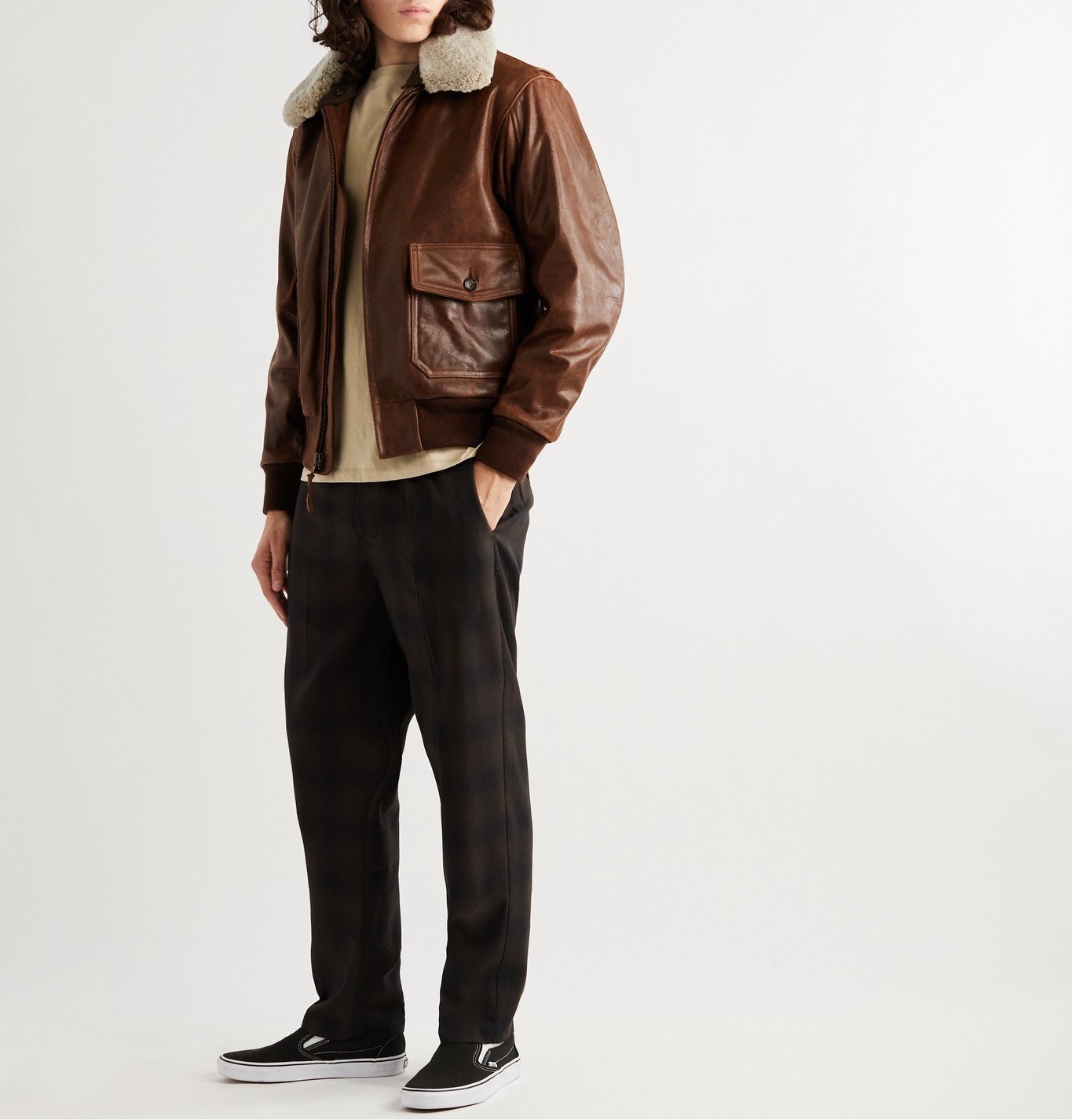 golden bear shearling jacket