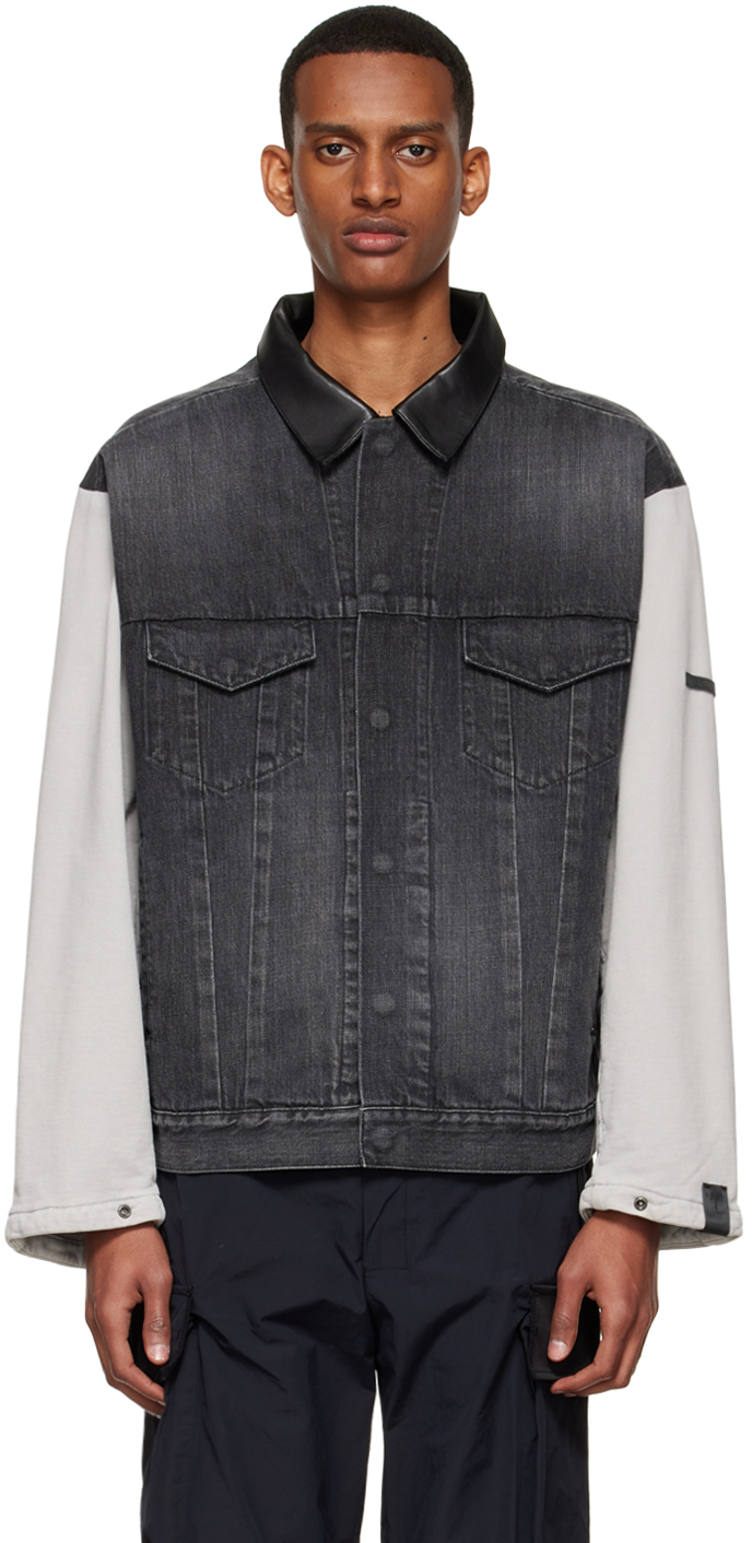 N.Hoolywood Black Denim Jacket N.Hoolywood