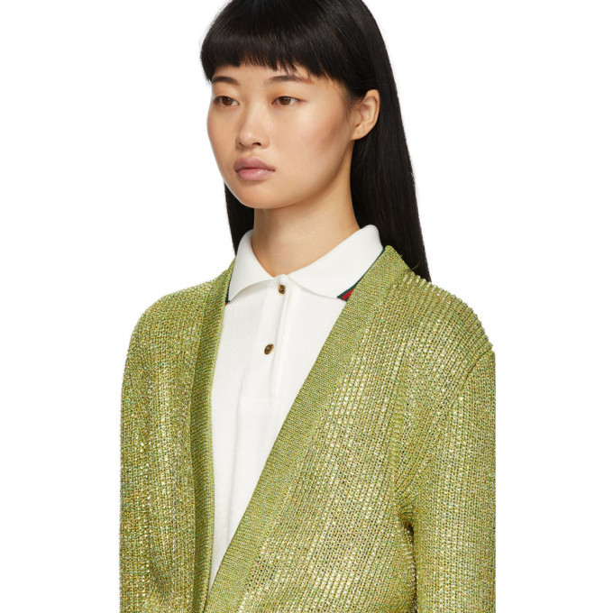 gucci crystal cardigan
