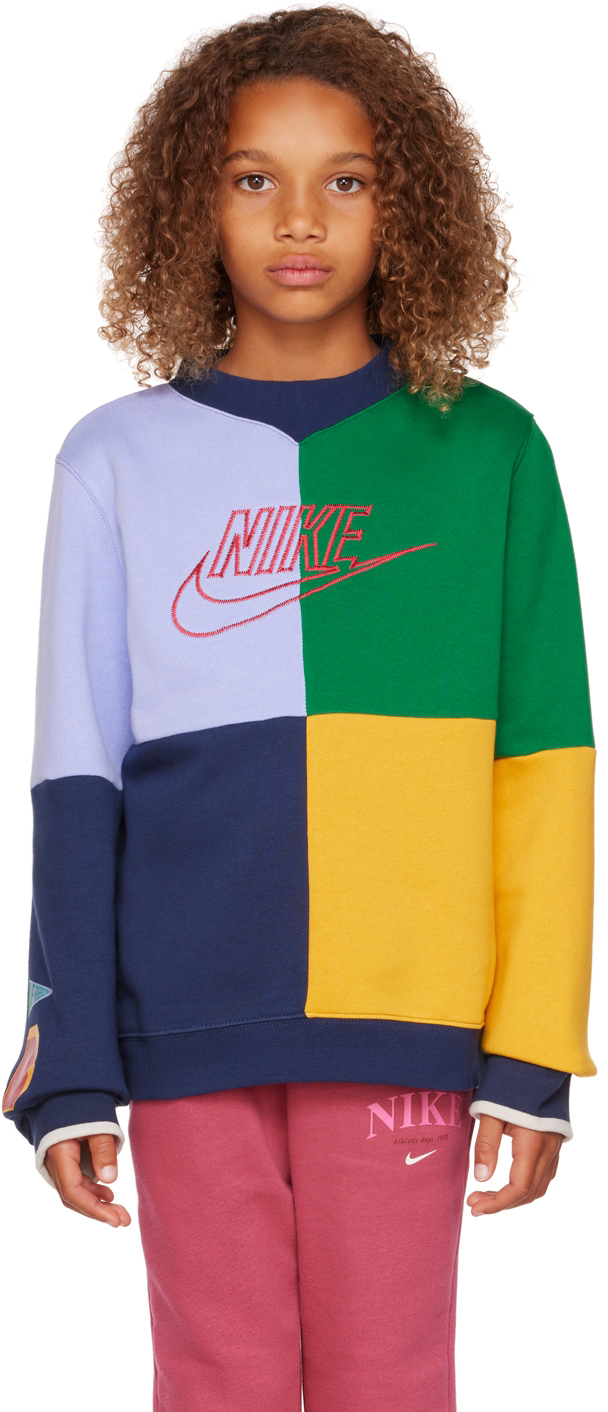 Photo: Nike Kids Multicolor Embroidered Sweatshirt.