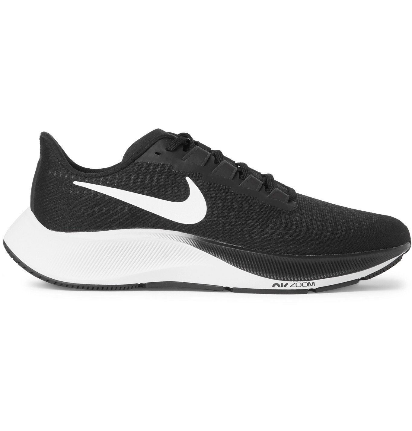 Nike Running - Air Zoom Pegasus 37 Mesh Running Sneakers - Black Nike ...