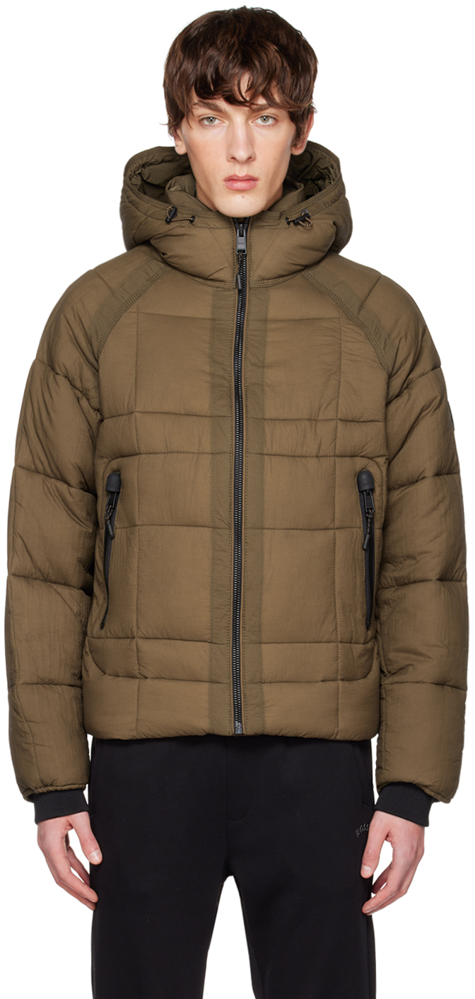BOSS Khaki WaterRepellent Jacket BOSS