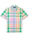 Polo Ralph Lauren - Logo-Embroidered Checked Linen and Cotton-Blend Shirt - Multi