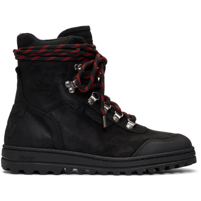 off white black hiking boots