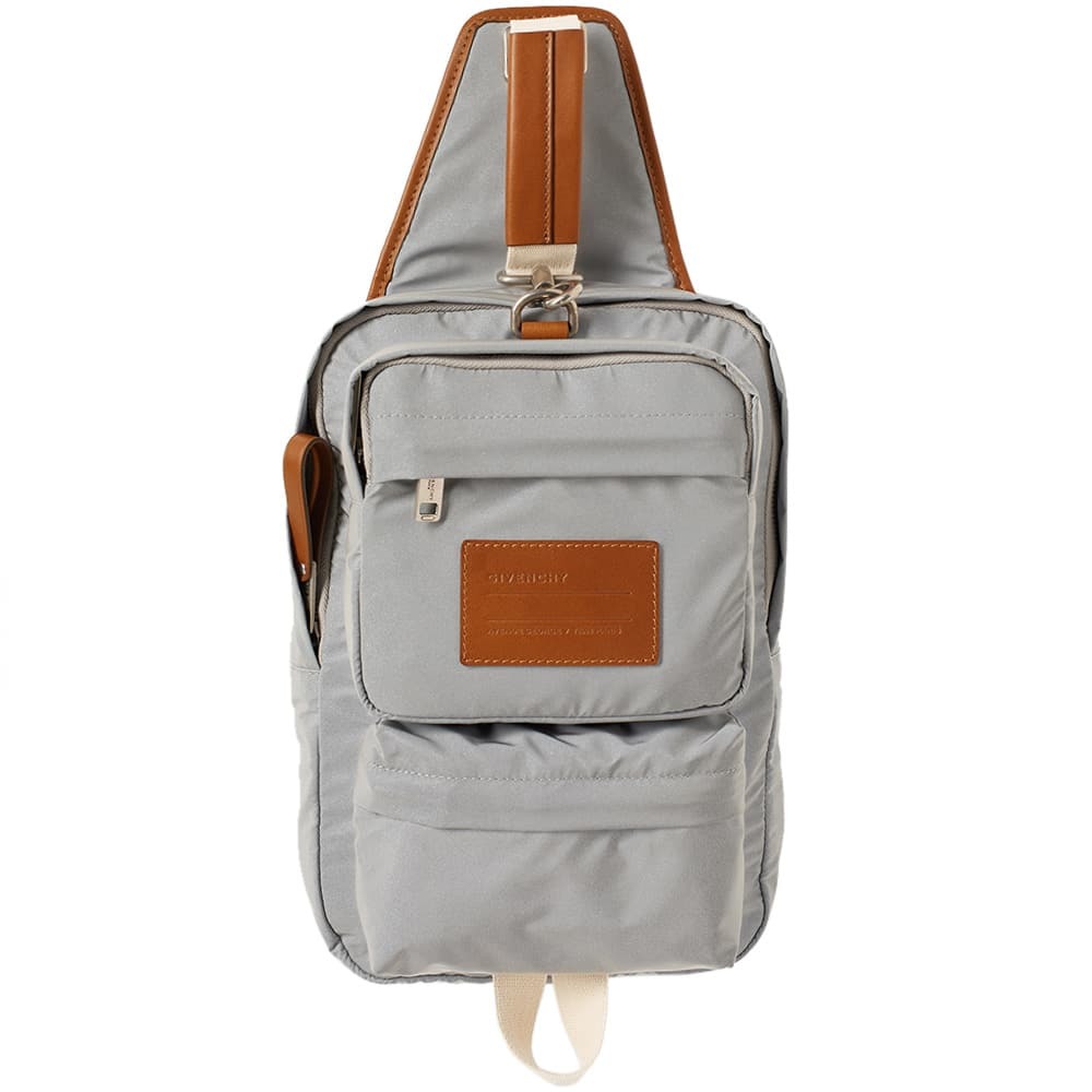 Givenchy Leather Strap Nylon Sling Bag Givenchy