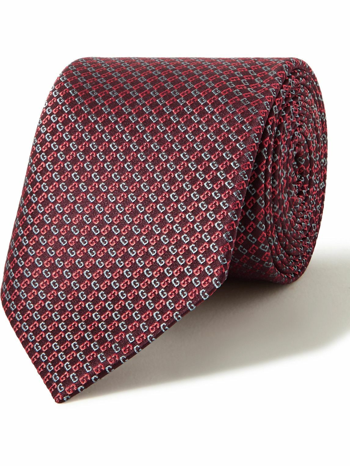 GUCCI - 7cm Logo-Jacquard Silk Tie Gucci