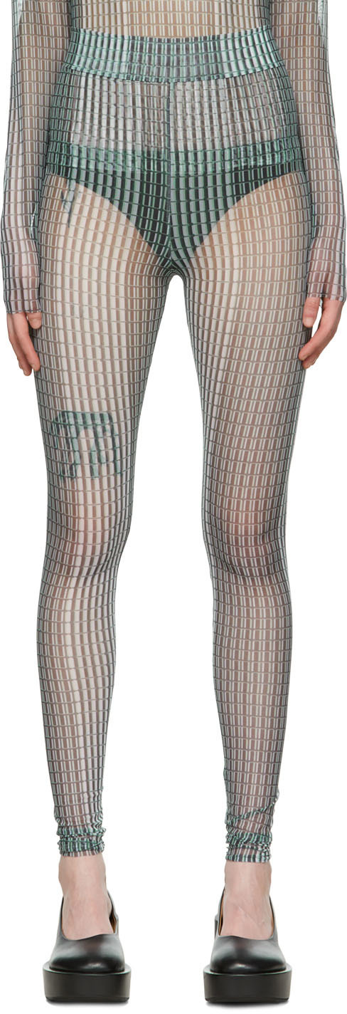 Henrik Vibskov Grey Nylon Leggings 