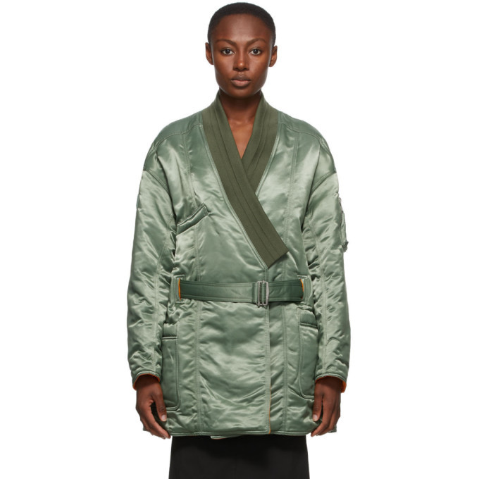 Ambush Green Kimono MA-1 Hybrid Coat Ambush