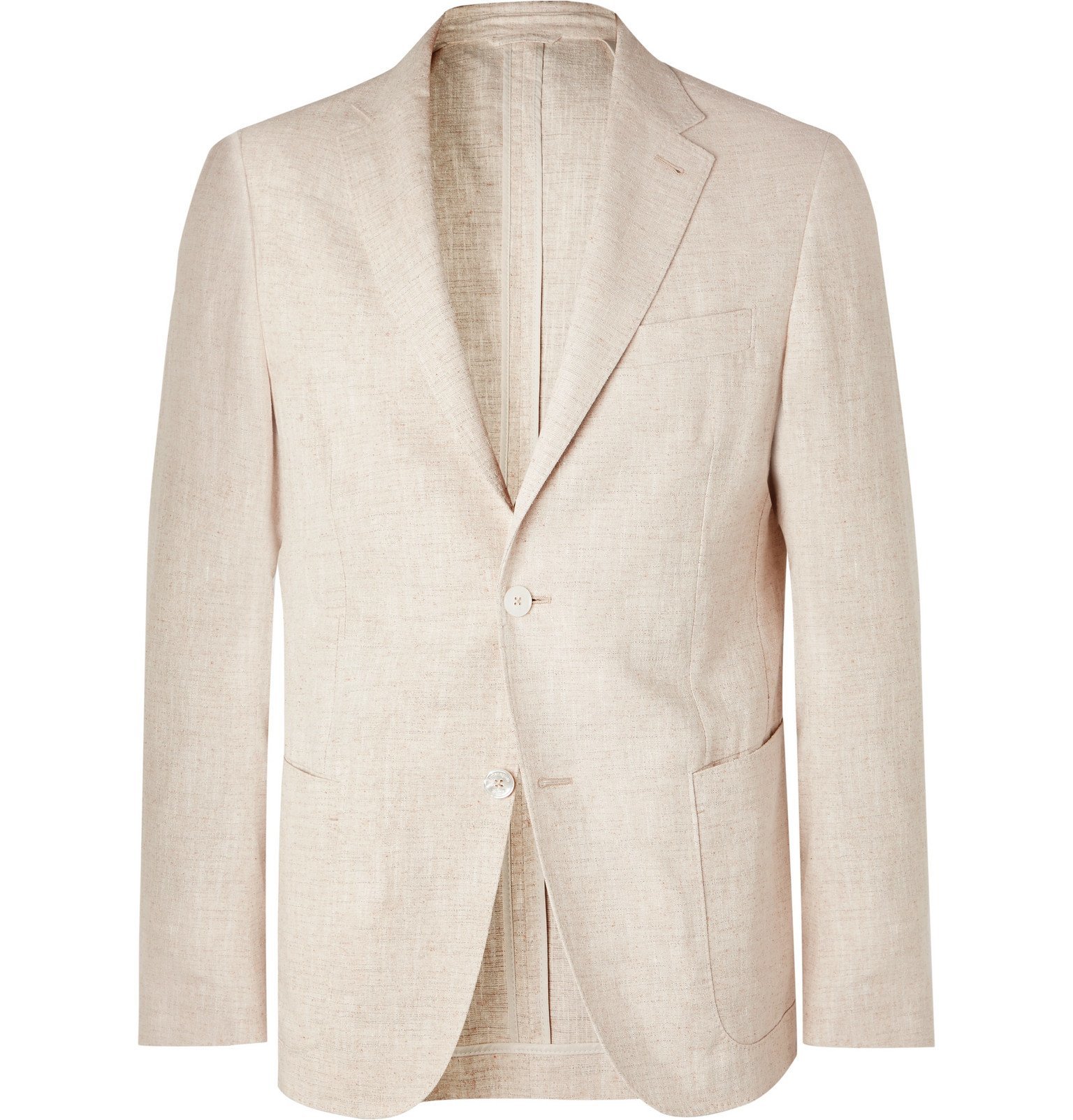 zegna linen blazer