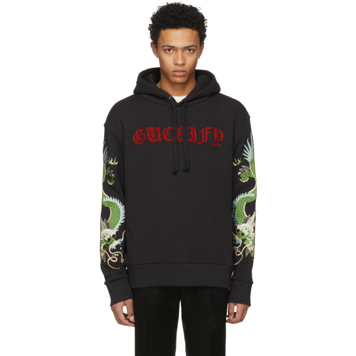 gucci hoodie with dragon