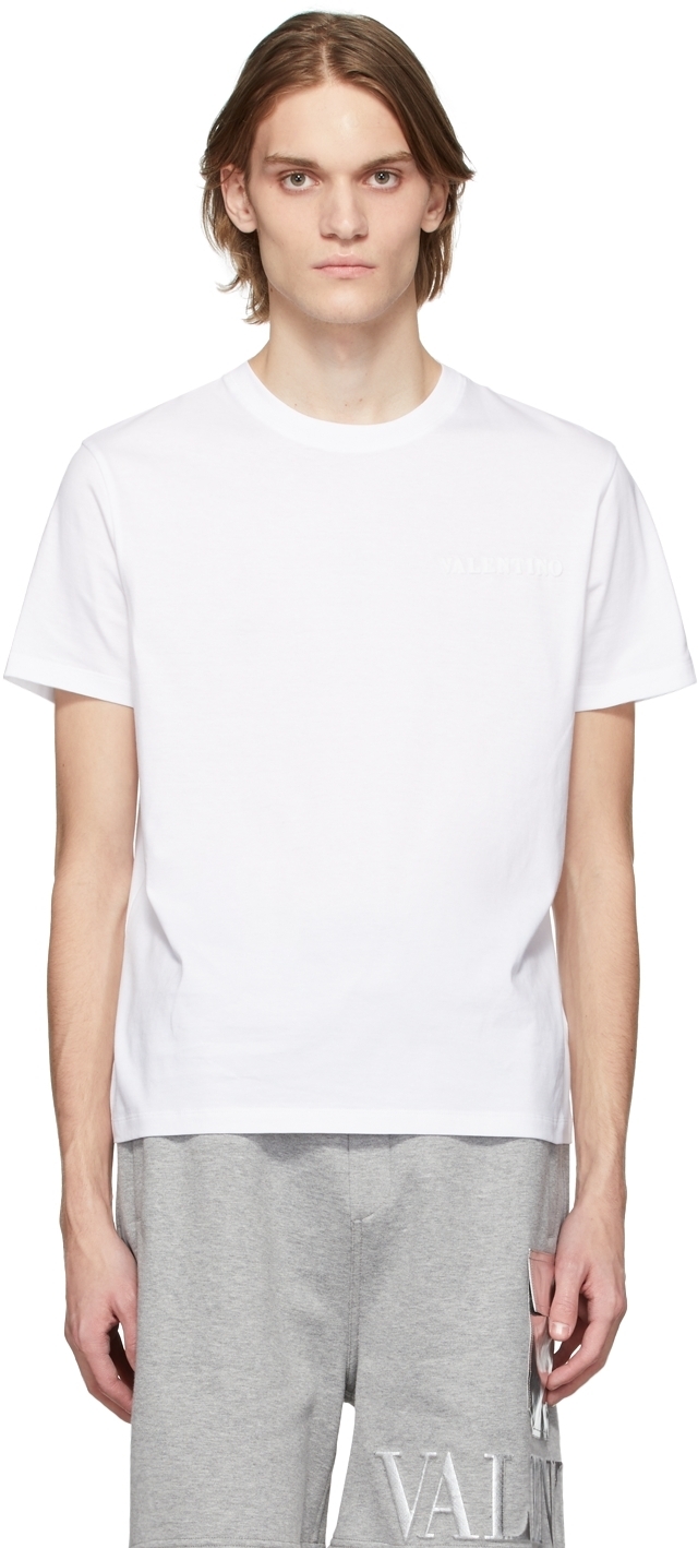 Photo: Valentino White Stud T-Shirt