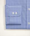 Brooks Brothers Men's x Thomas Mason Regent Regular-Fit Dress Shirt, Poplin English Collar Bold Check | Blue/White