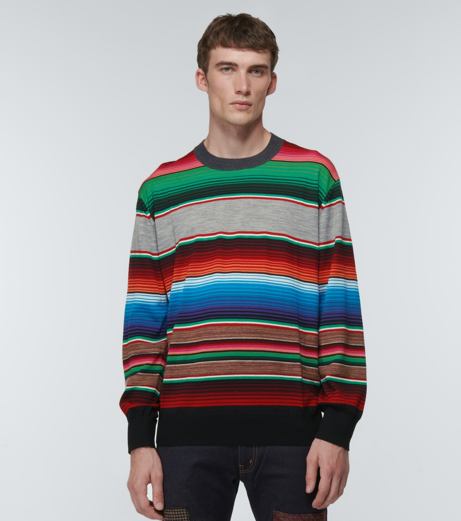 Junya Watanabe - Striped wool sweater Junya Watanabe