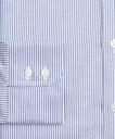 Brooks Brothers Men's Luxury Collection Madison Relaxed-Fit Dress Shirt, Franklin Spread Collar Track Stripe | Blue