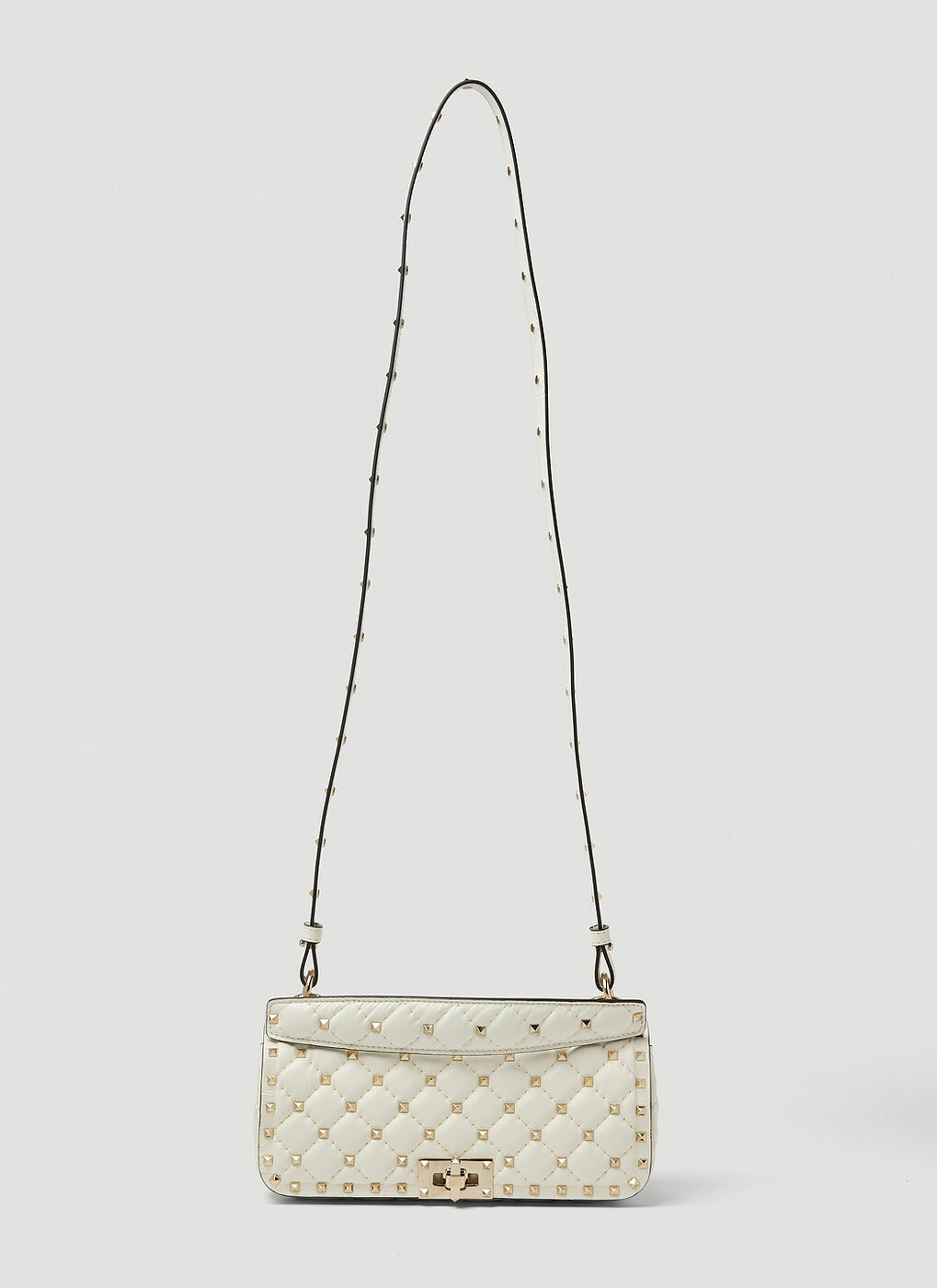 Rockstud Shoulder Bag in White Valentino