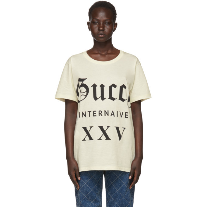 Gucci Beige Guccy Internaive XXV T 
