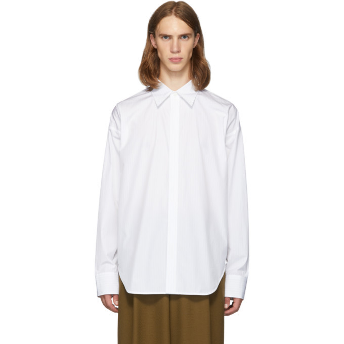 Marni White Pinstripe Shirt Marni