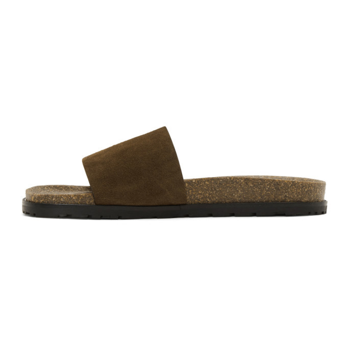 ysl suede slides