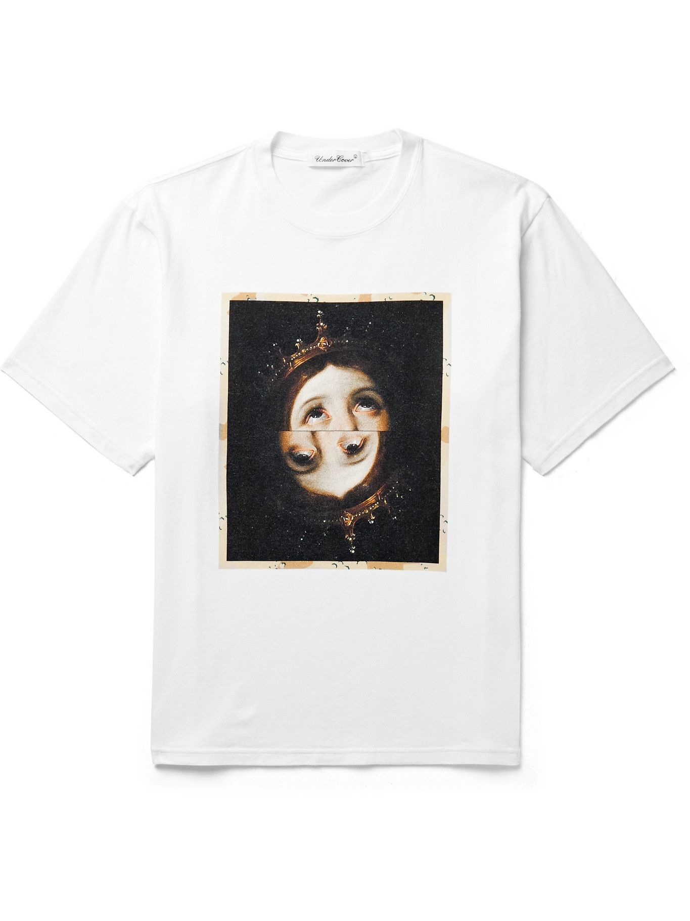 Queen printed t-shirt/white Clearance